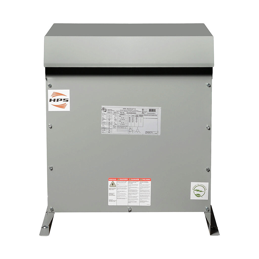 Hammond Power Solutions SG3C0045KD Transformer | 45kVA 3-Phase 480D-240/120V Sentinel G