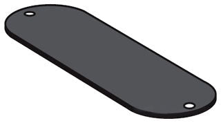 OZ/Gedney SGN350 Conduit Body Cover Flat Top Stamped Aluminum High-Strength Malleable