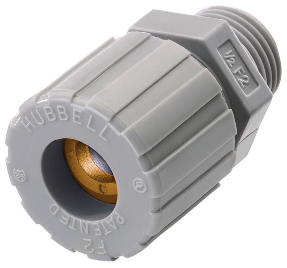 Hubbell SHC1020CR Cord Connector | 1/2" Nylon SHC