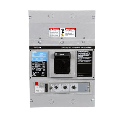 Siemens SJD69400NT Circuit Breaker | 600V 400A 3P 35kA@480V Bolt-On Sentron Series