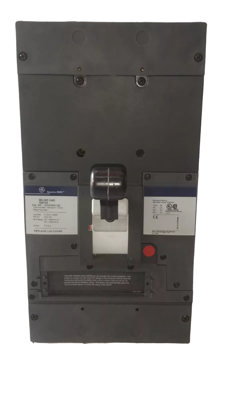 SKDA36AN1200 - General Electric Feed-Thru 600V 1200A 3 pole circuit breaker 65kA@480V - Essential Electric Supply