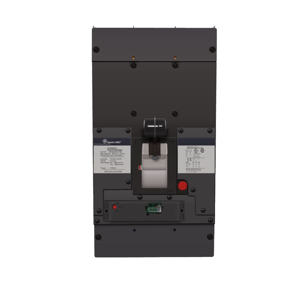 General Electric SKHA36AT1200 Circuit Breaker | 600V 1200A 3P 50kA@480V Bolt-On Spectra Series