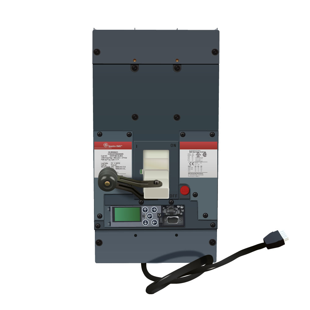 General Electric SKPP3612L4XX Molded Case Circuit Breaker | 600V 1200A 3P 100kA@480V Bolt-On Spectra Series