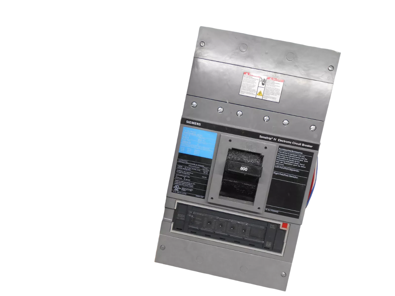 Siemens SMD6A800LIG Circuit Breaker | 600V 800A 3P 50kA@480V Feed-Thru Sentron Series