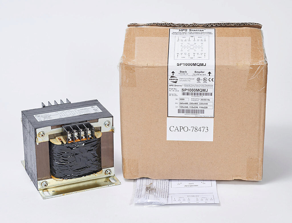 Hammond Power Solutions SP1000MQMJ Transformer | 240x480V Primary 120x240V Secondary Seismic OSHPD