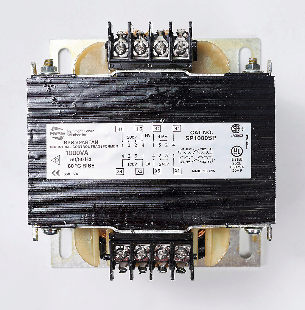 Hammond SP1000SP Transformer | 1 Phase 208x416V Primary 120x240V Secondary 50/60Hz Copper