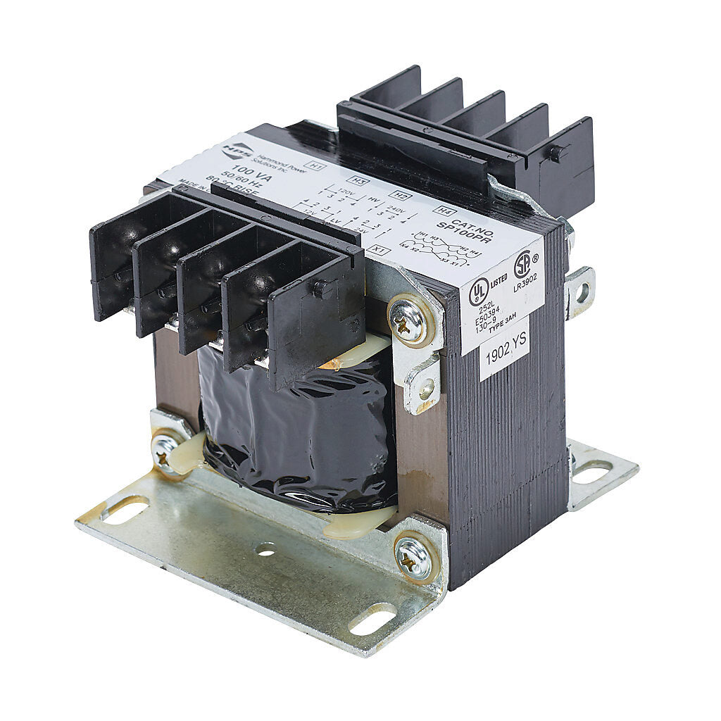 Hammond Power Solutions SP100PR Transformer | 120x240V Primary 12x24V Secondary 50/60Hz Seismic Compliant