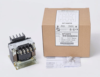 Hammond Power Solutions SP100PR Transformer | 120x240V Primary 12x24V Secondary 50/60Hz Seismic Compliant