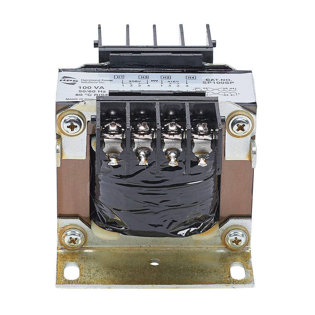 Hammond Power Solutions SP100SP Transformer | 208x416V Primary 120x240V Secondary 50/60Hz Seismic Compliant