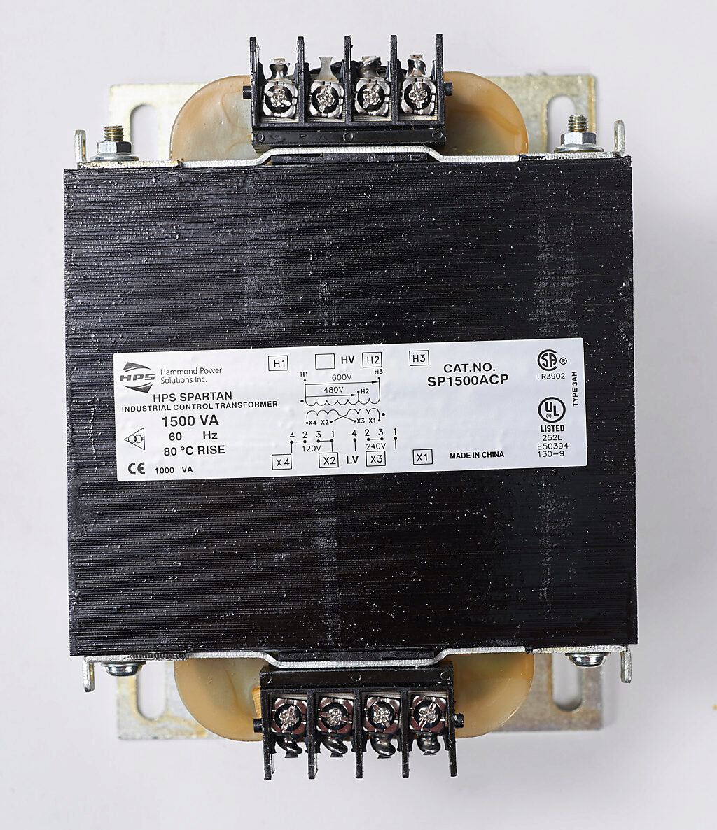 Hammond Power Solutions SP1500ACP Transformer | 600 480V Primary 120x240V Secondary 60Hz