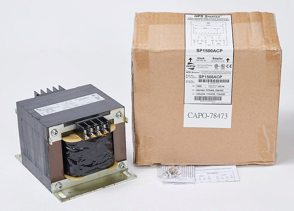 Hammond Power Solutions SP1500ACP Transformer | 600 480V Primary 120x240V Secondary 60Hz
