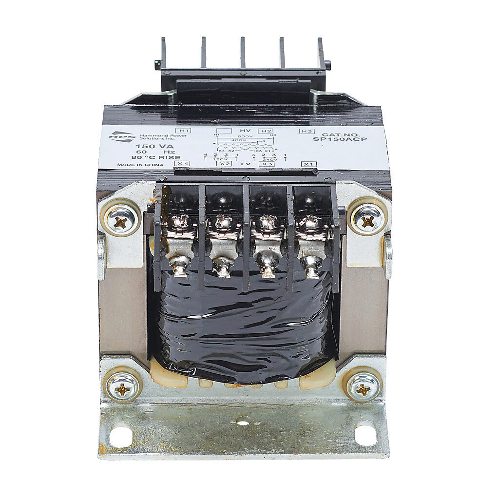 Hammond SP150ACP Transformer | 1 Phase 60Hz 600 480V Primary 120x240V Secondary Copper