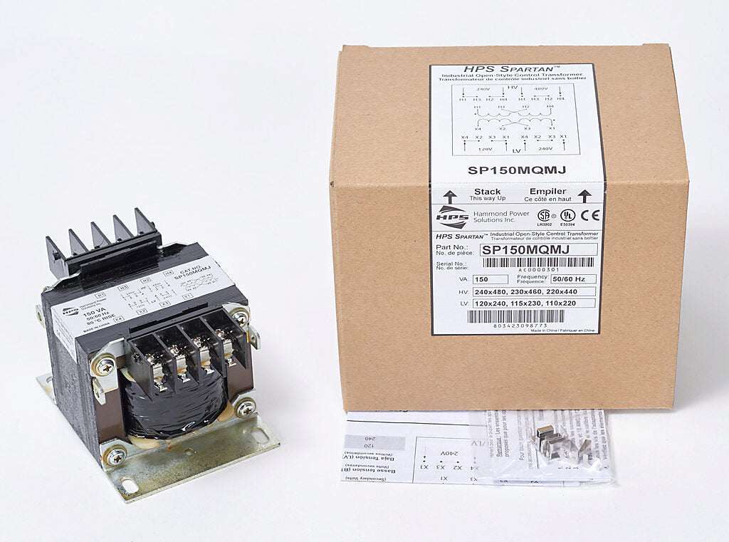 Hammond Power Solutions SP150MQMJ Transformer | 240x480V Input 120x240V Output Seismic Compliant