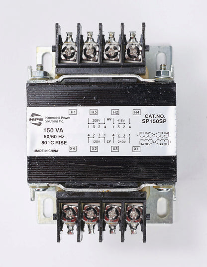 Hammond Power Solutions SP150SP Transformer | Single-Phase 208x416V Seismic Compliant