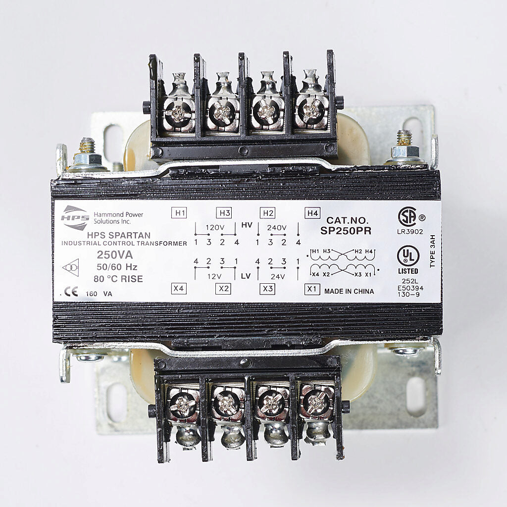 Hammond Power Solutions SP250PR Transformer | 120x240V to 12x24V 50/60Hz
