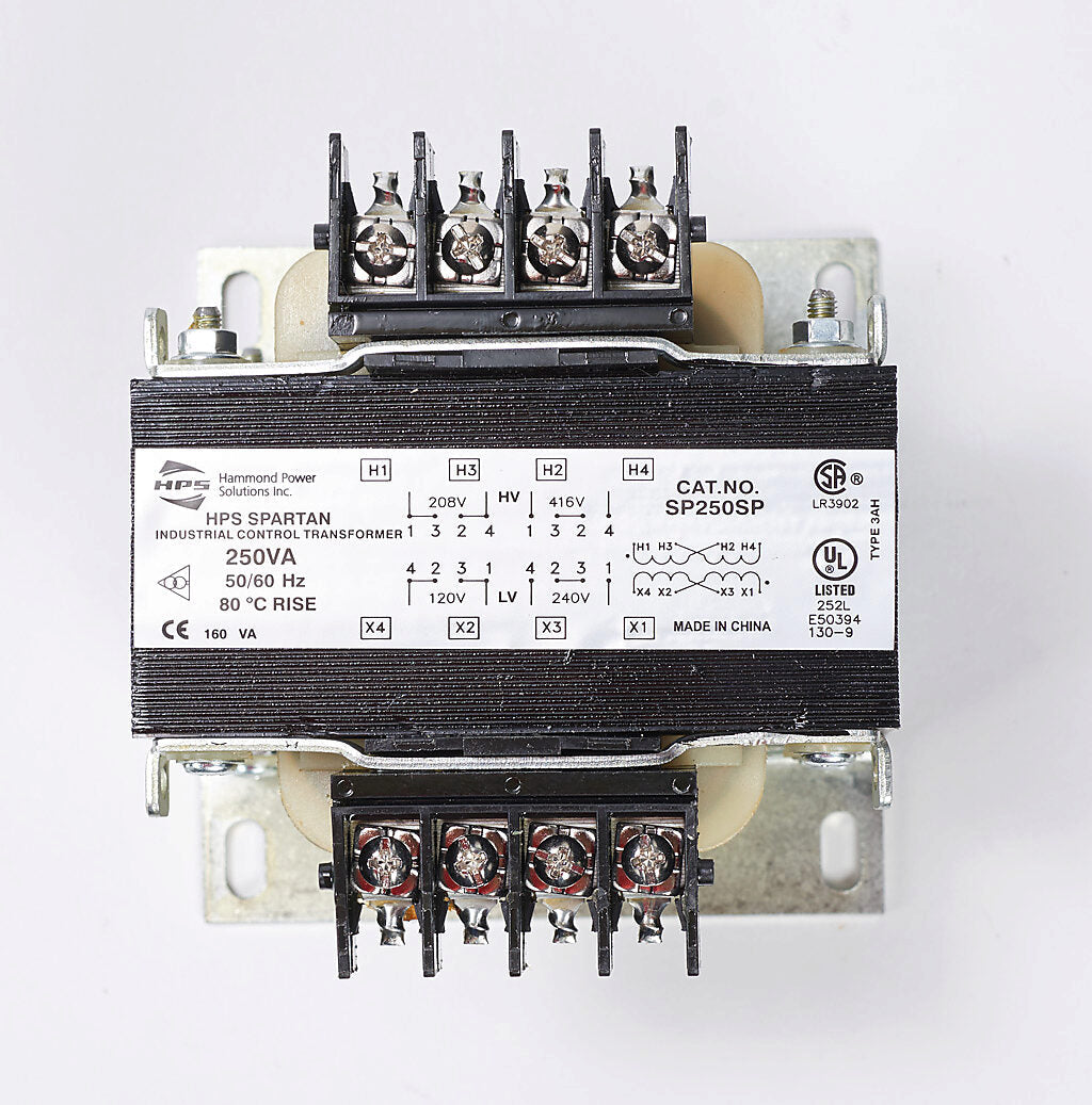 Hammond Power Solutions SP250SP Transformer | 208x416V Primary 120x240V Secondary Seismic Rated