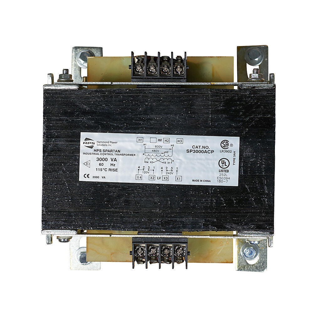 SP3000ACP Transformer | 3.54 kVA 600/480V Primary 120x240V Secondary