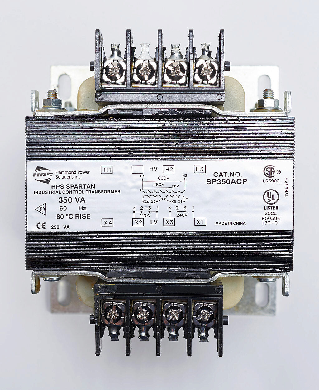 Hammond Power Solutions SP350ACP Transformer | 600/480V to 120x240V Seismic Rated