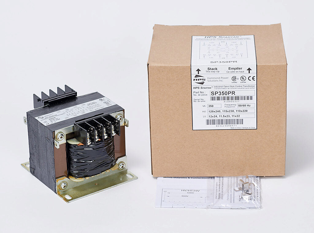 Hammond Power Solutions SP350PR Transformer 120x240V to 12x24V Seismic Compliant