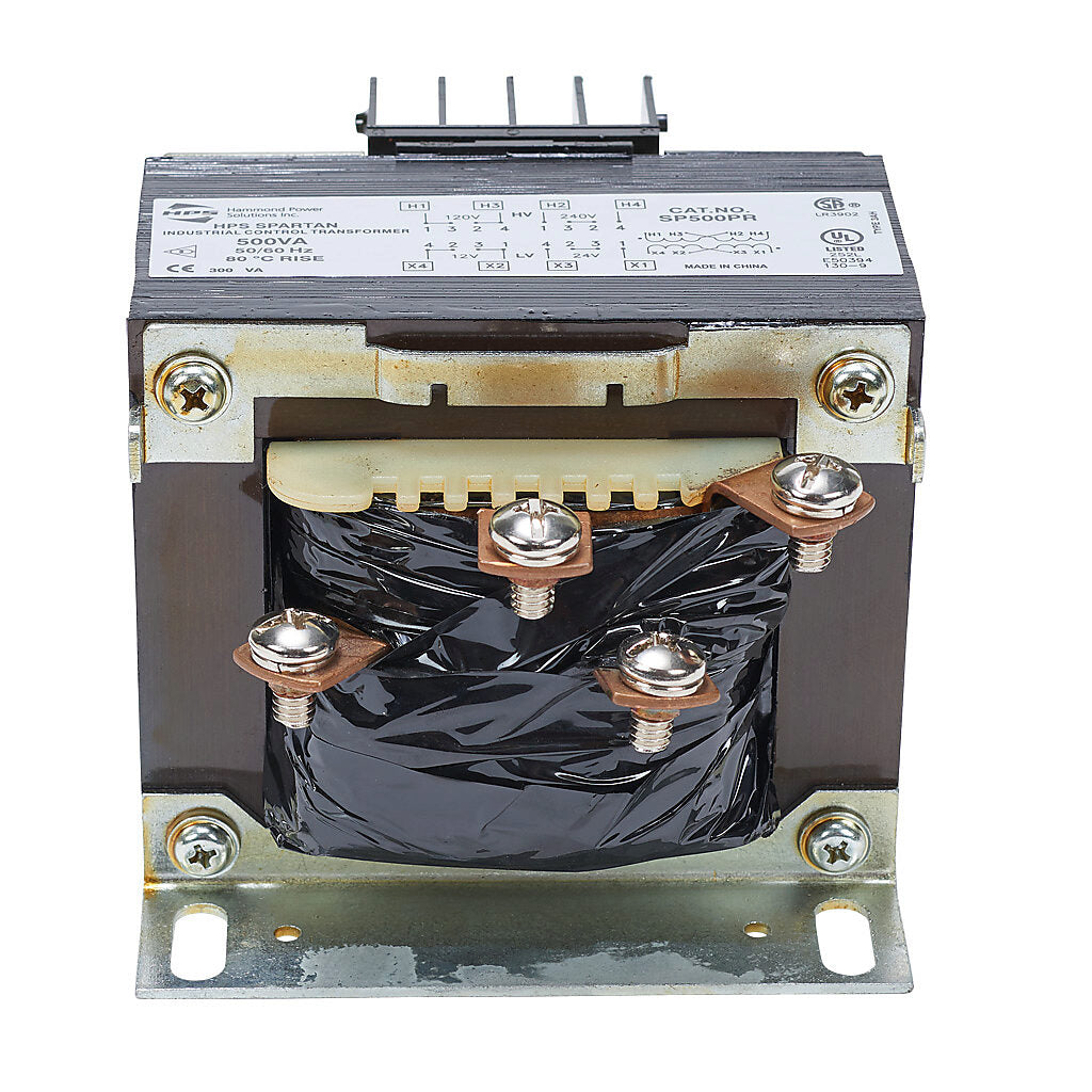 Hammond Power Solutions SP500PR Transformer | 120x240V Primary 12x24V Secondary Seismic Compliant