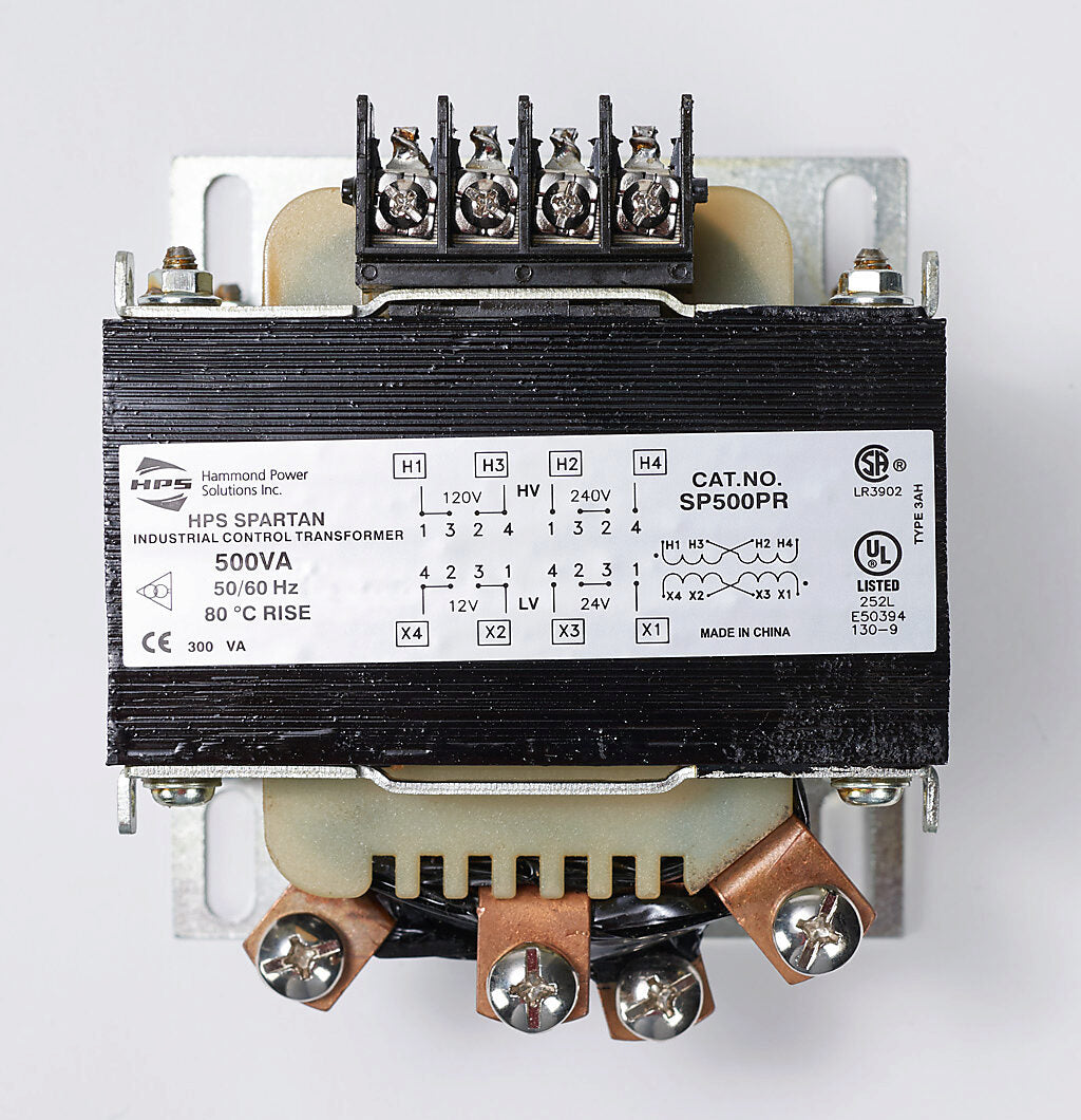 Hammond Power Solutions SP500PR Transformer | 120x240V Primary 12x24V Secondary Seismic Compliant
