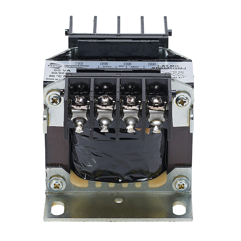 Hammond Power Solutions SP50MQMJ Transformer | 240x480V Input 120x240V Output Seismic Compliant