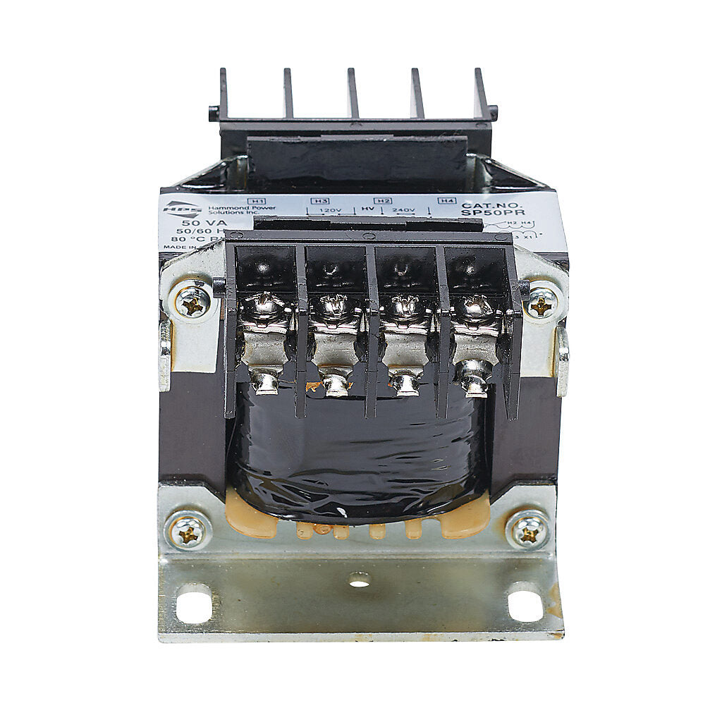 Hammond Power Solutions SP50PR Transformer | 120x240V Primary 12x24V Secondary Seismic Compliant