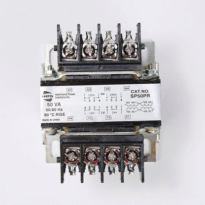Hammond Power Solutions SP50PR Transformer | 120x240V Primary 12x24V Secondary Seismic Compliant