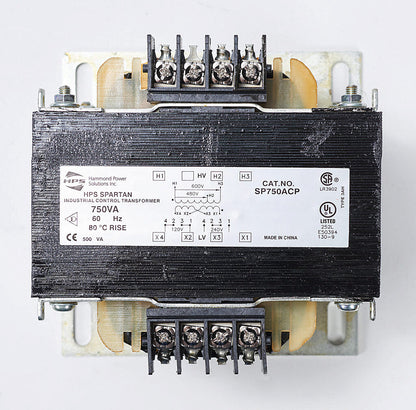 Hammond Power Solutions SP750ACP Transformer 600/480V to 120x240V Seismic Compliant