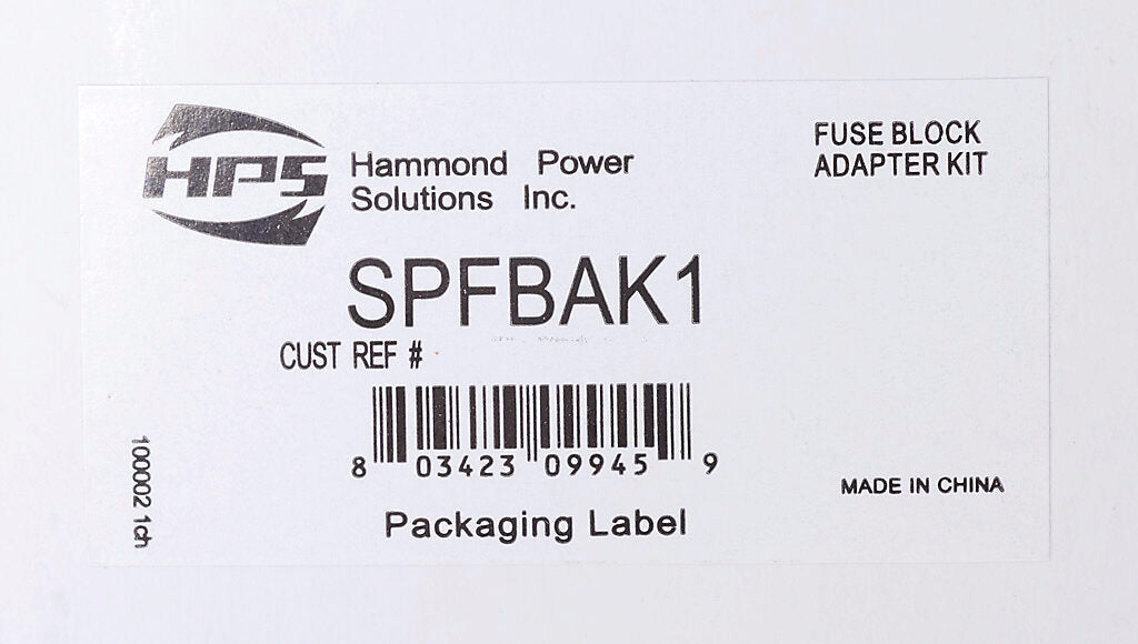 Hammond Power Solutions SPFBAK1 Isolation Transformer | 5 kVA 240/480V