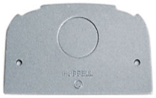Hubbell SS309SF Above Floor Single Service Pedestal Plate Stainless Steel LO-CON Series