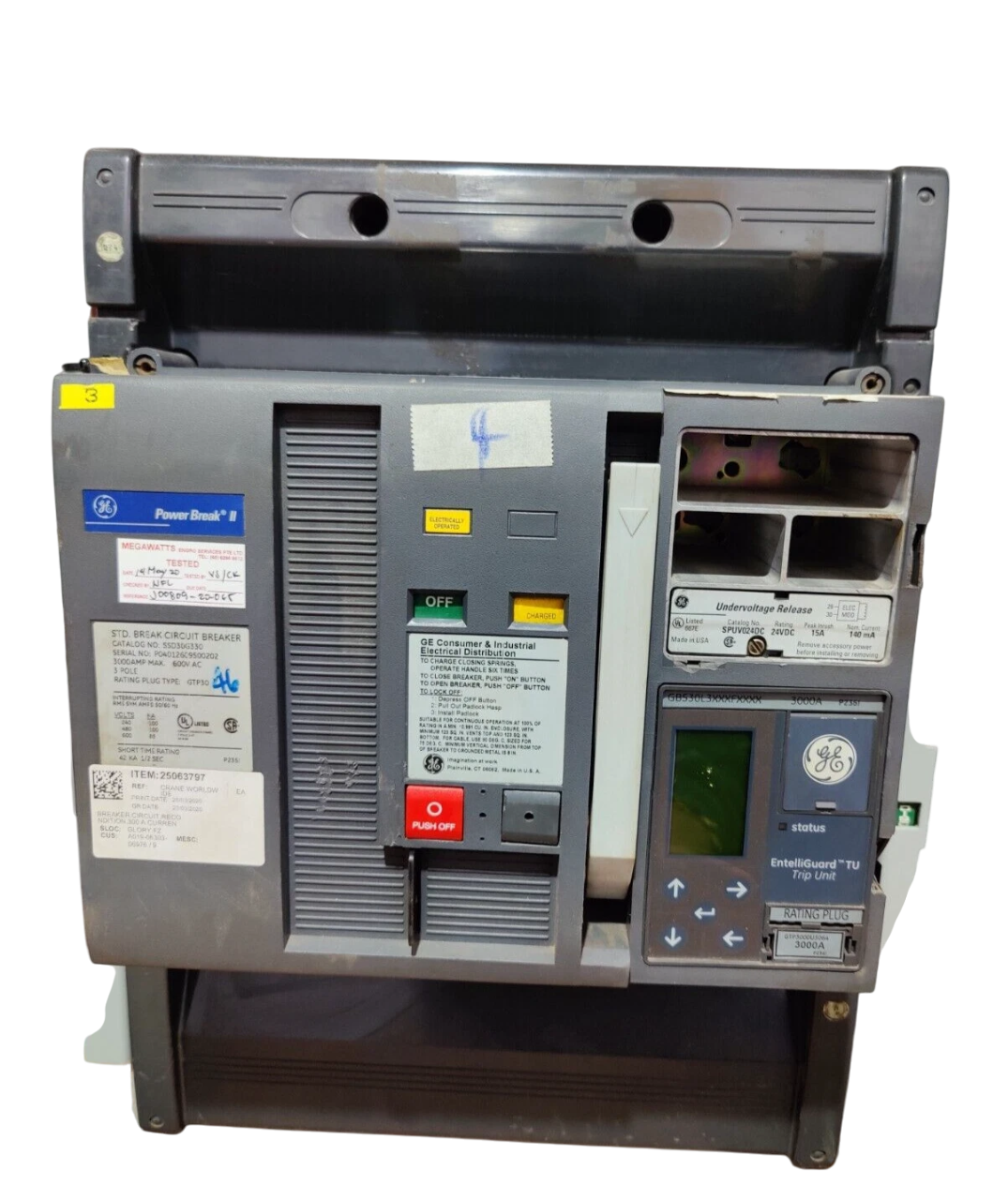 General Electric SSF5G8X32000000 Insulated Case Circuit Breaker