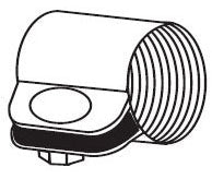 ACP SSP50 Split Couplings Rigid Conduit Fitting High-Strength Malleable Iron OZ/Gedney