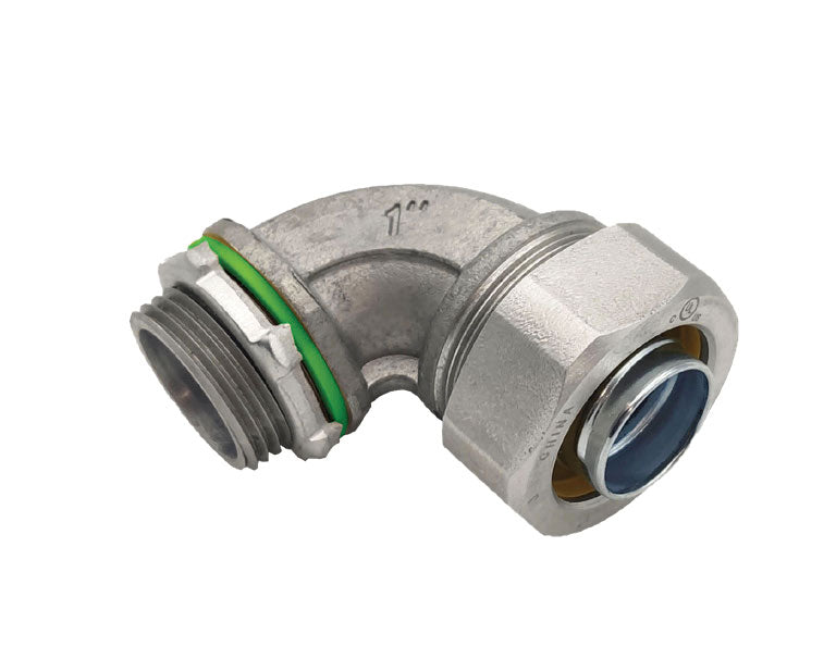 ACP ST90100A Conduit Fittings Liquid-Tight Connector 1" 90Â° Angle