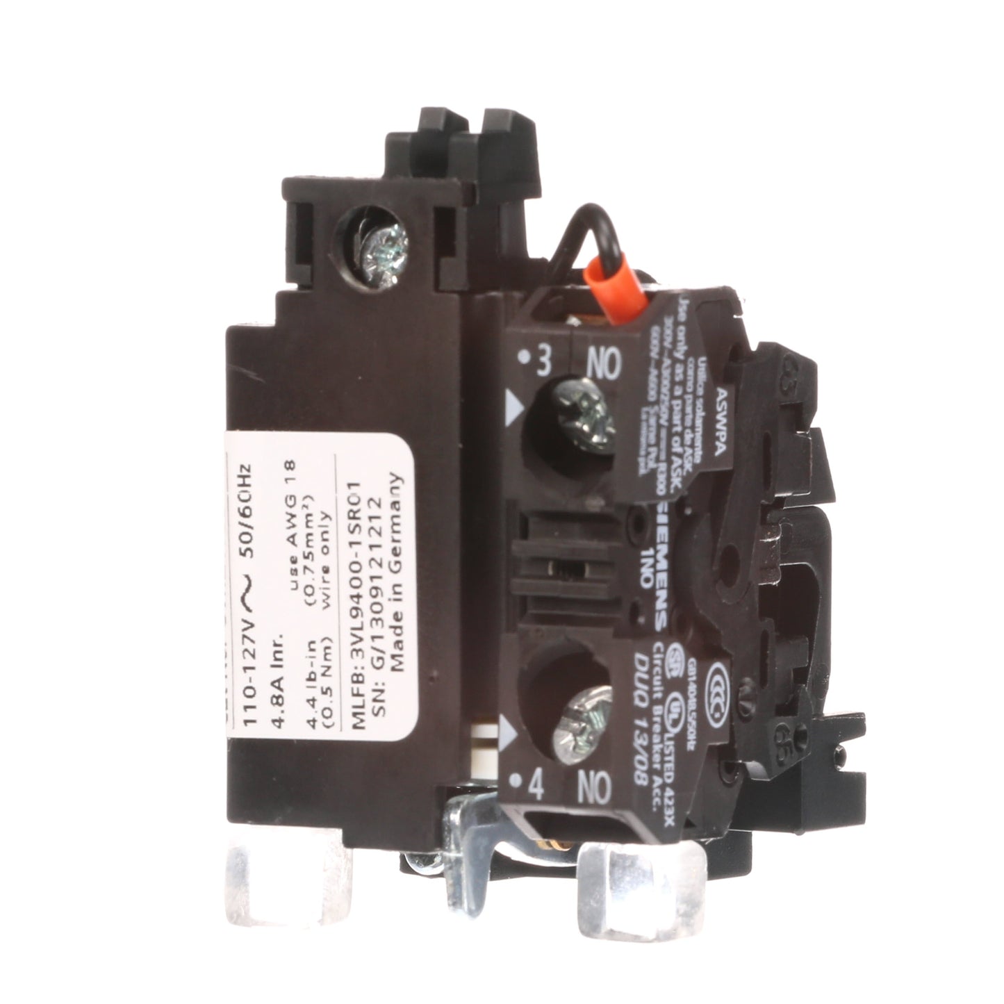 Siemens STRLN120 Circuit Breaker Shunt Trip | 120V VL Series