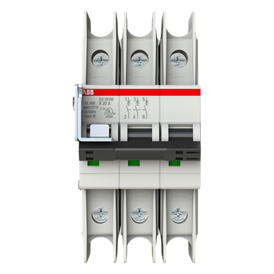 ABB SU203M-K20 Circuit Breaker | 3 Pole SU200M Series