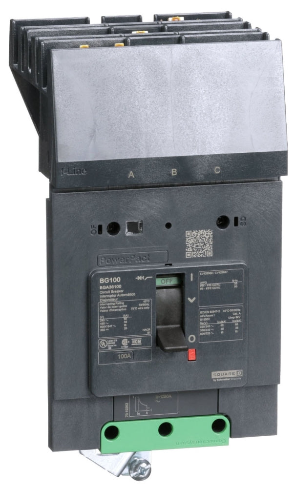 BGA36015 - Schneider Electric/ Square D I-Line Style Plug-In 15 Amp 3 Pole Circuit Breaker - Essential Electric Supply