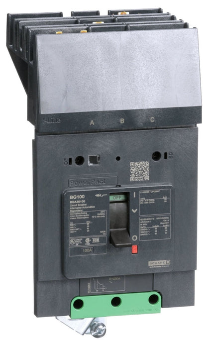 BGA36020 - Square D/ Schneider Electric I-Line Style Plug-In 20 Amp 3 Pole Circuit Breaker - Essential Electric Supply