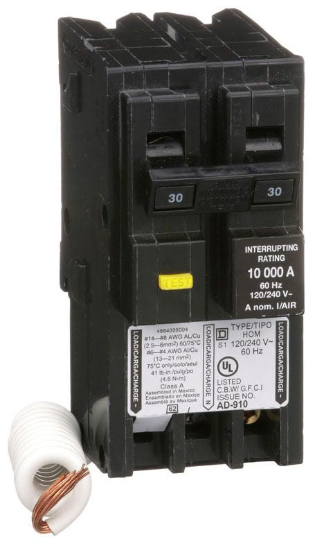 HOM230GFI - Square D Plug-In 30 Amp 2 Pole Circuit Breaker - Essential Electric Supply