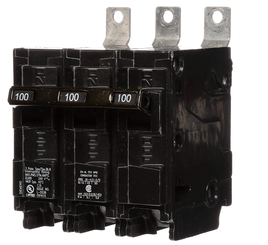 B3100H - SIemens Bolt-On 100 Amp 3 Pole Circuit Breaker - Essential Electric Supply