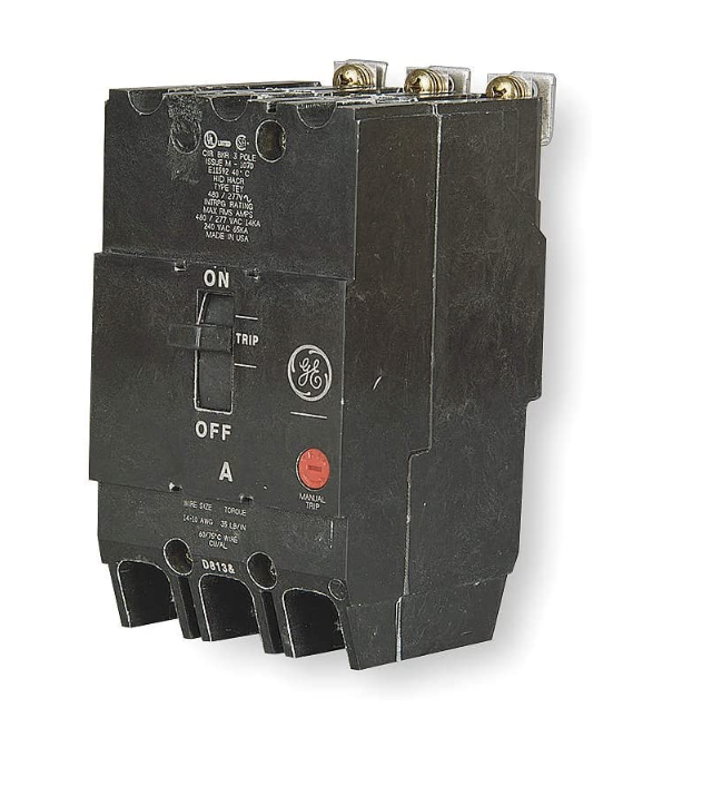 TEY340 - General Electric Bolt-On 40 Amp 3 Pole Circuit Breaker - Essential Electric Supply
