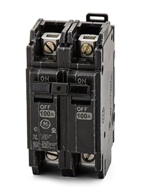 THQC21100WL - General Electric Feed-Thru 100 Amp 2 Pole Circuit Breaker - Essential Electric Supply