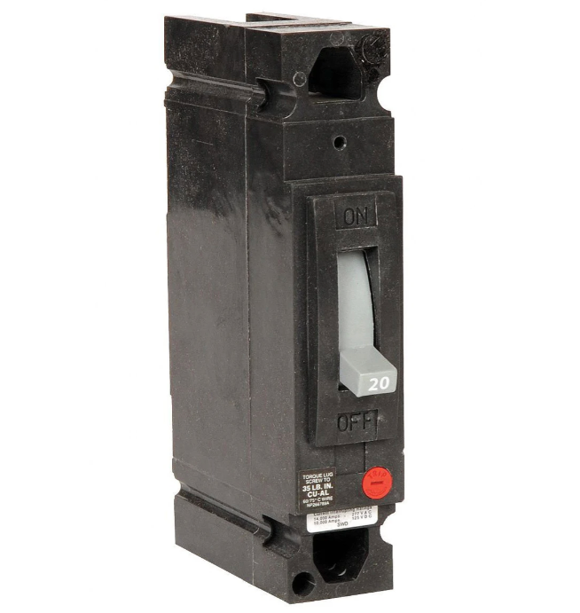 TED113080 - General Electric Bolt-On 277V 80A 1 pole circuit breaker 14kA@277V - Essential Electric Supply