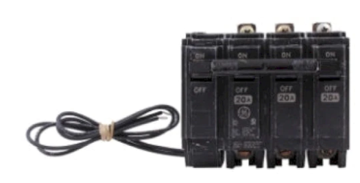 THQB32045ST1 - General Electric Bolt-On 240V 45A 3 pole circuit breaker 10kA@208V - Essential Electric Supply