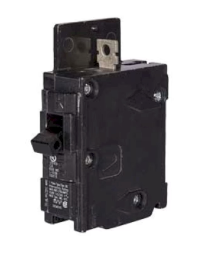 BQ1B015L - Siemens Feed-Thru 120V 15A 1 pole circuit breaker 10kA@120V - Essential Electric Supply