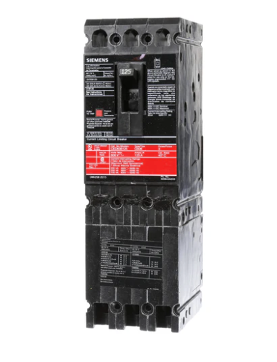 Siemens CED62B125L Circuit Breaker | 600V 125A 2P 200kA@480V Feed-Thru Sentron Series