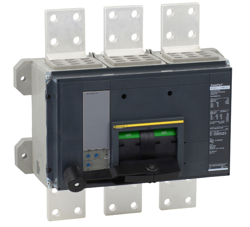 Square D RKF36100U31A Circuit Breaker | 600V 1000A 3P 65kA@480V Bolt-On Powerpact