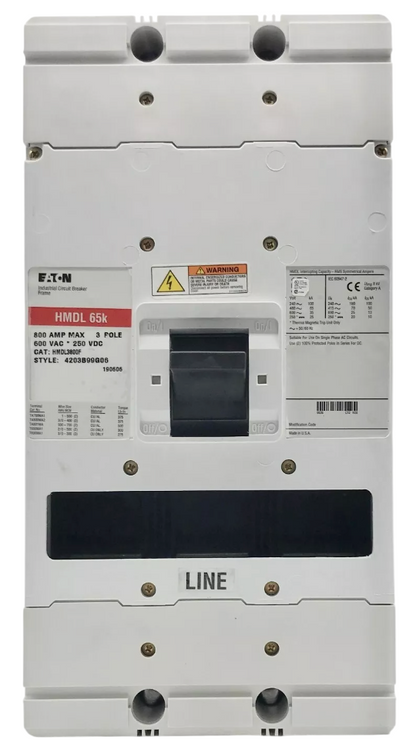 Cutler Hammer MDL3800F Circuit Breaker | Series C MDL 600V 800A