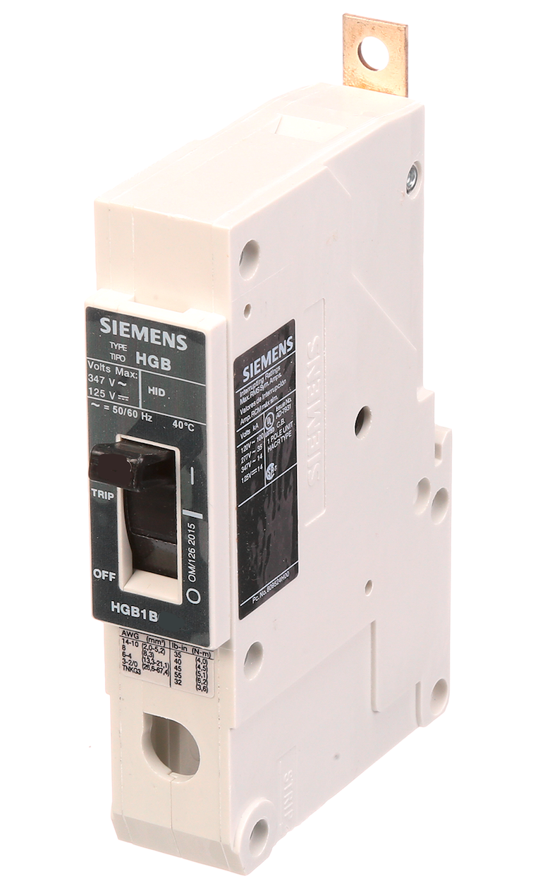 Siemens HGB1B015B Circuit Breaker | VL Series HGB 347V 15A