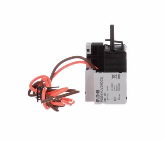 Eaton PDG4XUV24DCU Circuit Breaker | 24 VDC Power Defense Frame 4 0.75m Pigtail Global PD4